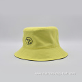 Double Sides Bucket Hat with Embroidered Logo